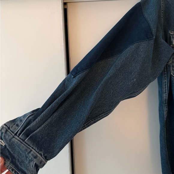 Rudy Jude Adult Denim Chamois Button Down Shirt - Picture 4 of 5